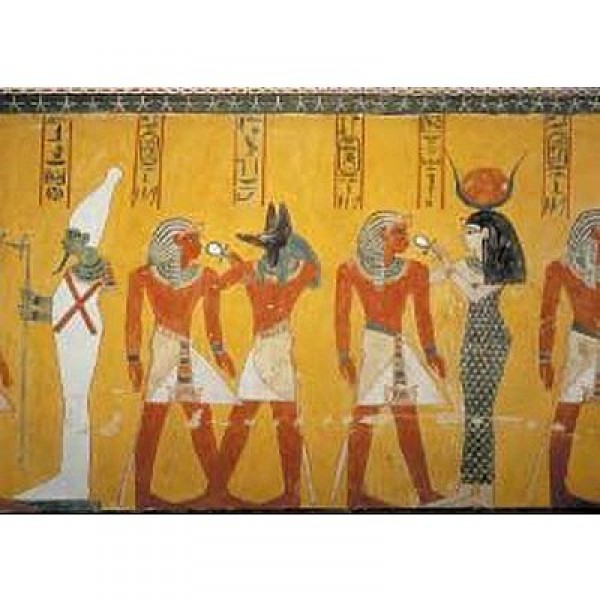 Puzzle 1000 pièces - Art égyptien : Divinités dans le vestibule - Ricordi-24008