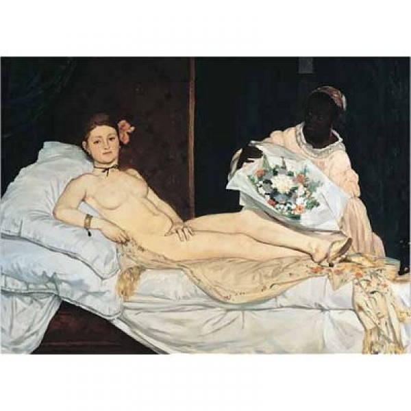 Puzzle 1000 pièces - Art - Manet : Olympia, 1863 - Ricordi-15995