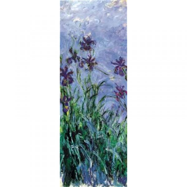 Puzzle 1000 pièces - Art - Monet : Iris mauves - Ricordi-16028