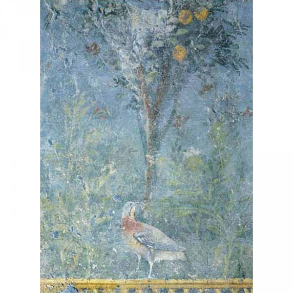 Puzzle 1000 pièces - Art - Roman Fresco : L'oiseau dans le jardin - Ricordi-2801N14760G