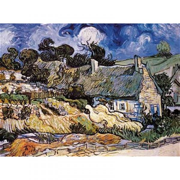 Puzzle 1000 pièces - Art - Van Gogh : L'église d'Auvers - Ricordi-16017