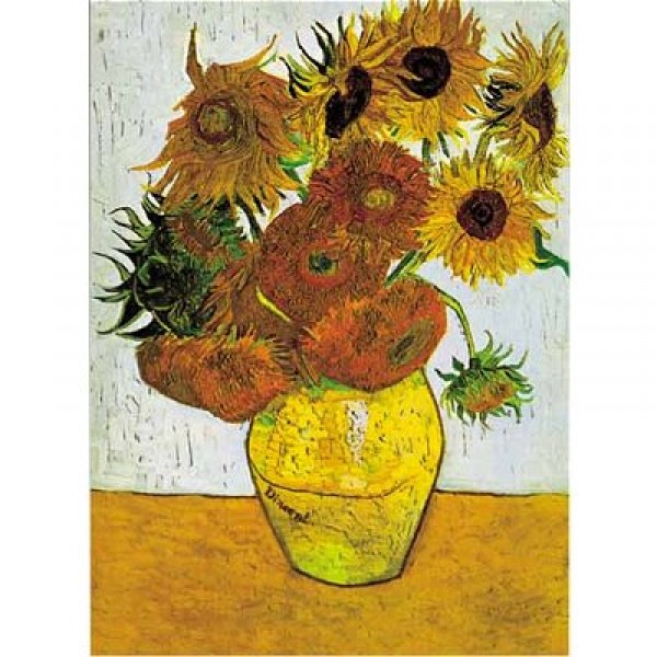 Puzzle 1000 pièces - Art - Van Gogh : Les tournesols - Ricordi-15361