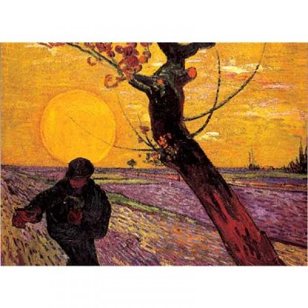 Puzzle 1000 pièces - Art - Van Gogh : Semeur au coucher du soleil - Ricordi-15292