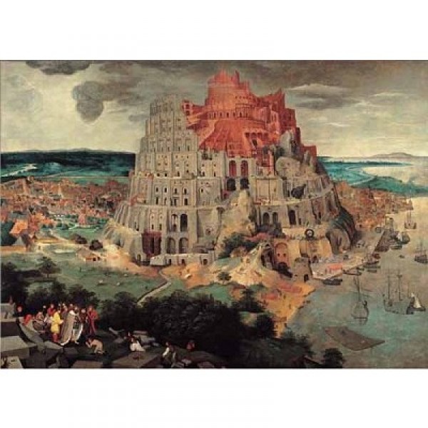 Puzzle 1000 pièces - Brueghel : La Tour de Babel - Ricordi-16056