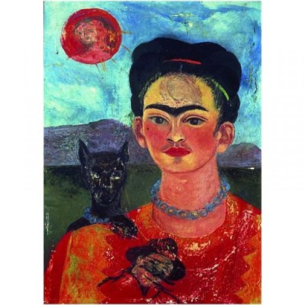 Puzzle 1000 pièces - Frida Kahlo : Auto-portrait - Ricordi-25041-OLD
