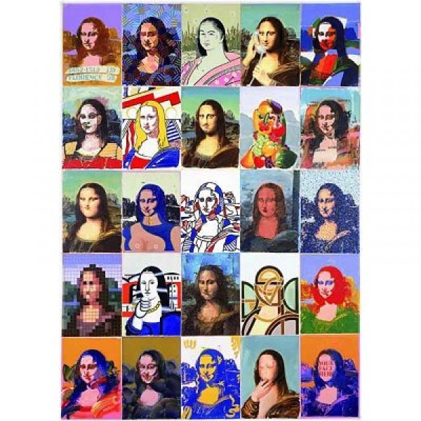 Puzzle 1000 pièces - Giovanopoulos : Mona Lisa - Ricordi-25051