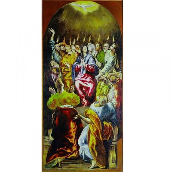 Puzzle 1000 pièces panoramique - El Greco : La Pentecôte - Ricordi-25007