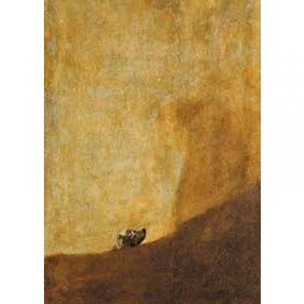 Puzzle 1000 pièces panoramique - Goya : Le chien - Ricordi-2802N25003