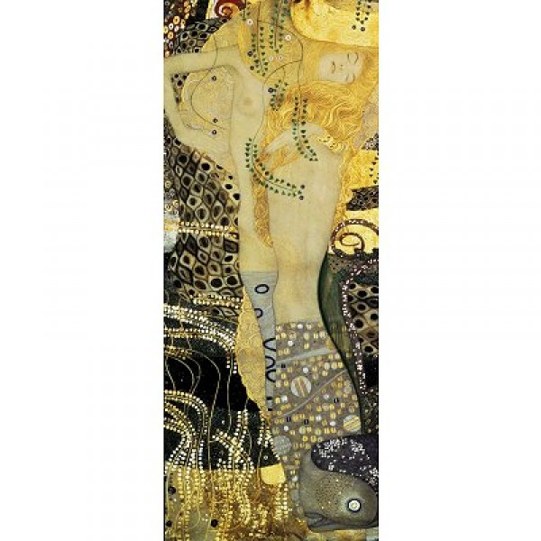 Puzzle 1000 pièces panoramique - Klimt : Le serpent d'eau - Ricordi-25011
