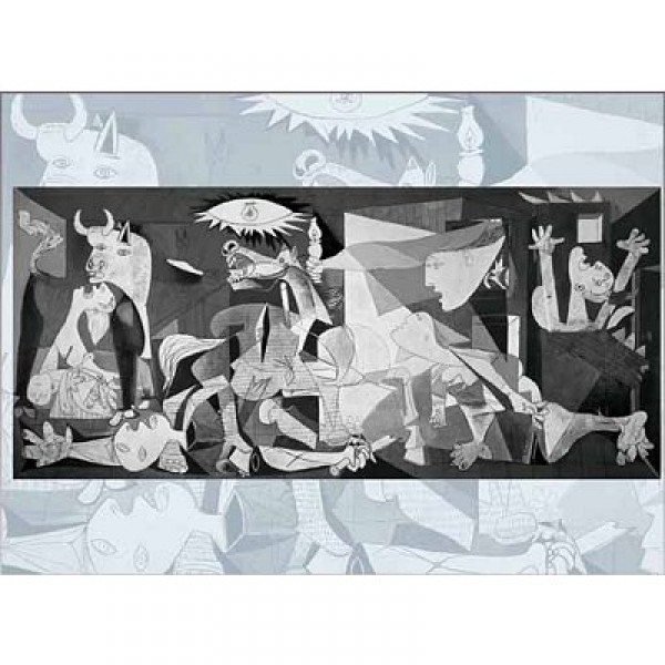 Puzzle 1000 pièces - Coffret en bois - Picasso : Guernica - Ricordi-58049