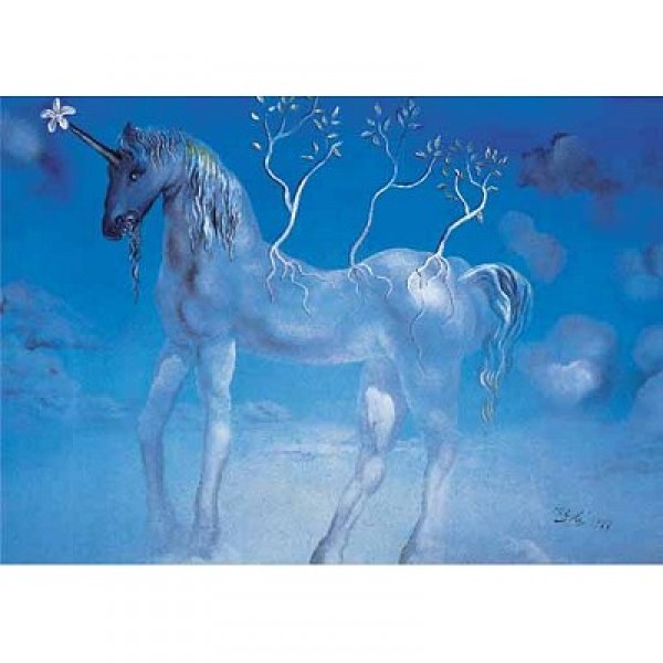 Puzzle 1500 pièces - Art - Dali : L'Unicorne allègre - Ricordi-14851