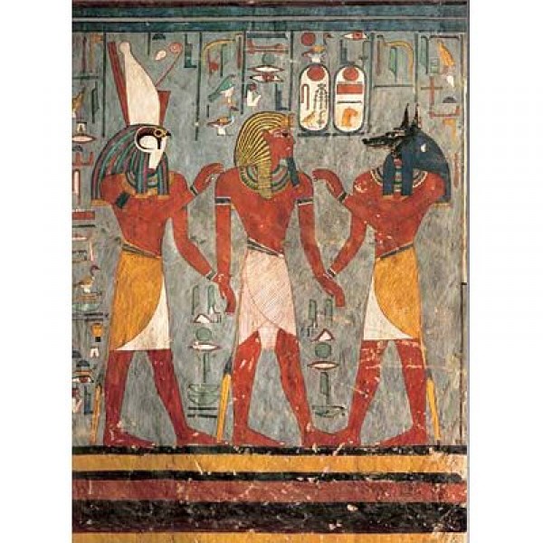 Puzzle 1500 pièces - Art égyptien : Ramsès I et les Dieux des Ténèbres - Ricordi-2901N26004