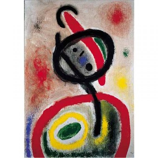 Puzzle 1500 pièces - Art - Joan Miro : Dona III - Ricordi-14898