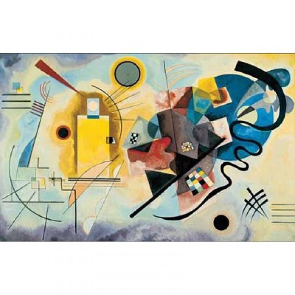 Puzzle 1500 pièces - Kandinsky : Jaune, Rouge, Bleu, 1925 - Ricordi-16178