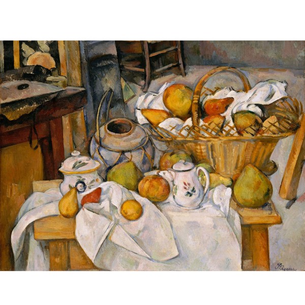 Puzzle 1500 pièces : Nature Morte au Panier, Cézanne - Ricordi-2901N26023