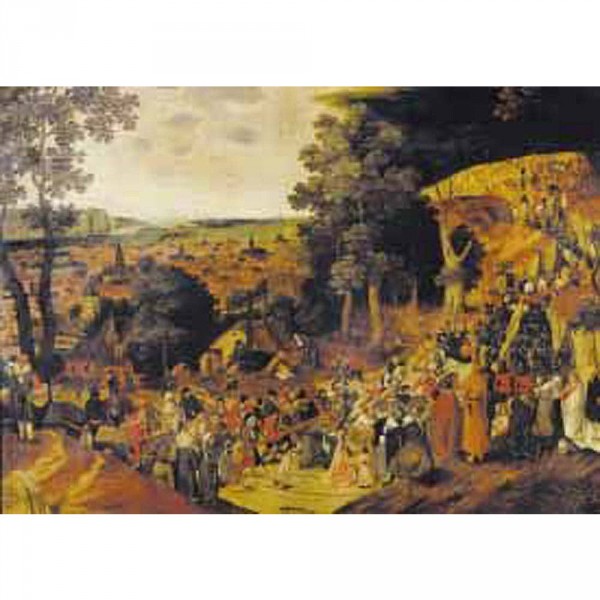 Puzzle 1500 pièces : The Golgotha, Brueghel - Ricordi-2901N16193