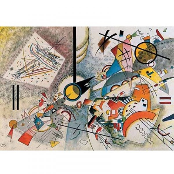Puzzle 2000 pièces - Art - Kandinsky : Sans Titre - Ricordi-15686