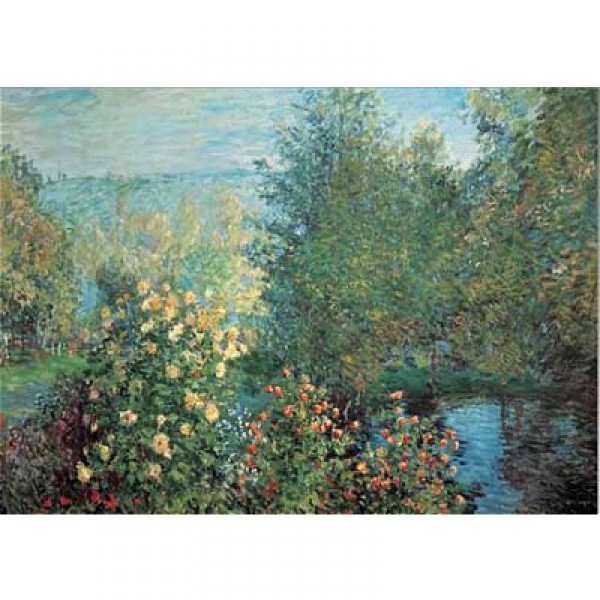 Puzzle 2000 pièces - Art - Monet : Le jardin des Hoschede - Ricordi-15684