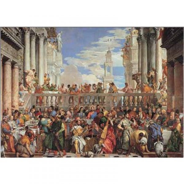 Puzzle 2000 pièces - Art - Veronese : Les noces de Cana - Ricordi-15992