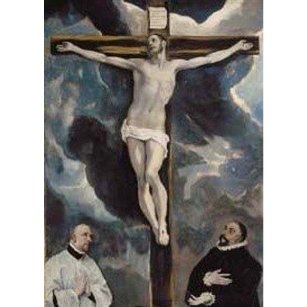 Puzzle 2000 pièces - Domenikos el Greco : Le Christ sur la croix - Ricordi-3001N27010