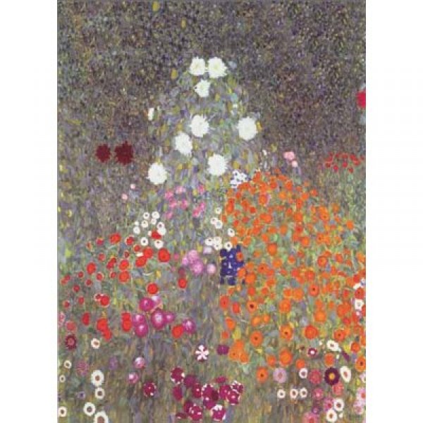 Puzzle 2000 pièces - Klimt : Jardin fleuri - Ricordi-27006