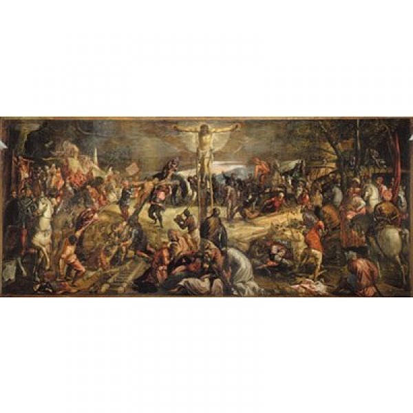 Puzzle 2000 pièces panoramique - Tintoretto : Crucifixion - Ricordi-3002N00011