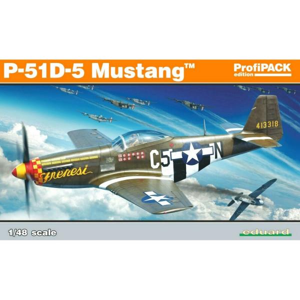 P-51D-5 Mustang, Profipack - 1:48e - Eduard Plastic Kits - Eduard-82101