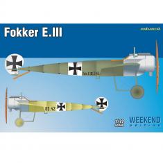 Maquette avion : Fokker E.III