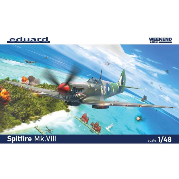 Maquette avion :  Spitfire Mk.VIII  - Eduard-84154