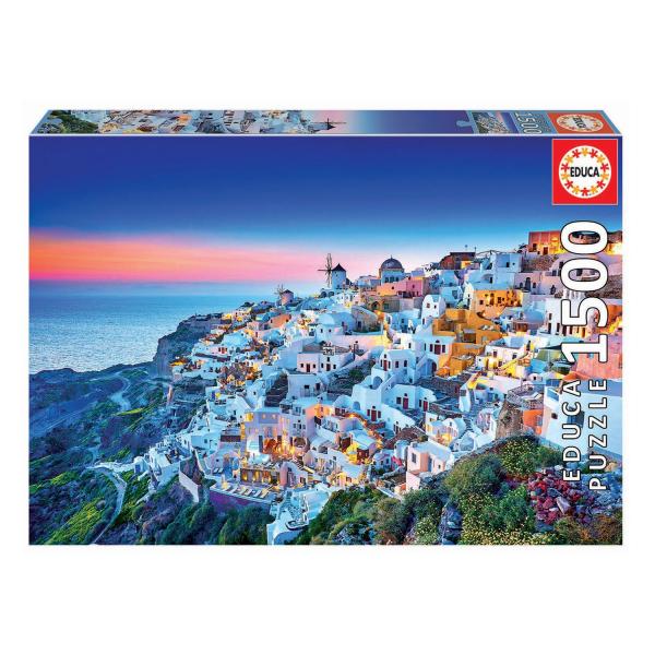 1500 Teile Puzzle : Santorini - Educa-19040