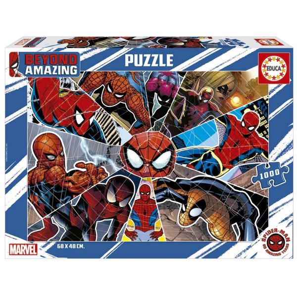 Puzzle 1000 pièces : Spider-Man Beyond Amazing - Educa-19487