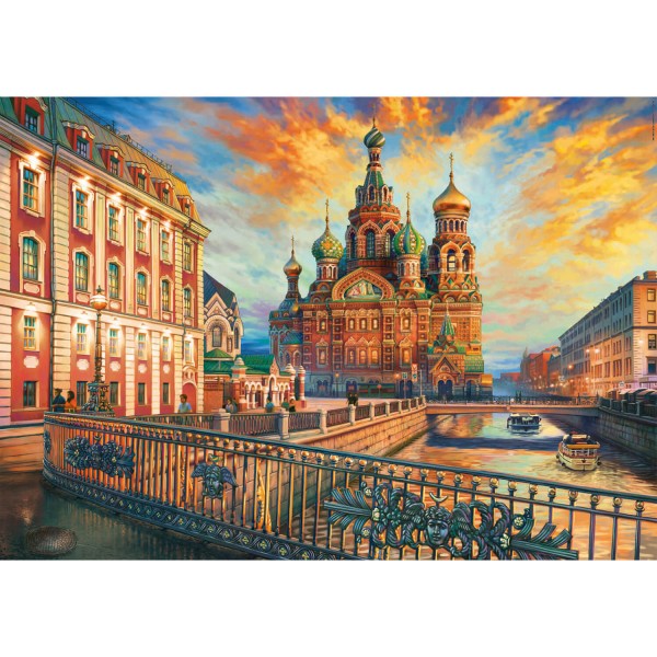 Puzzle 1500 pièces : Saint-Pétersbourg - Educa-18501