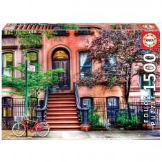 1500 pieces puzzle: Greenwich Village, New York