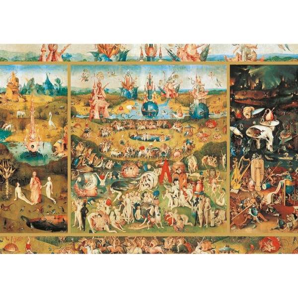 2000 Teile Puzzle: Der Garten der irdischen Freuden - Educa-18505