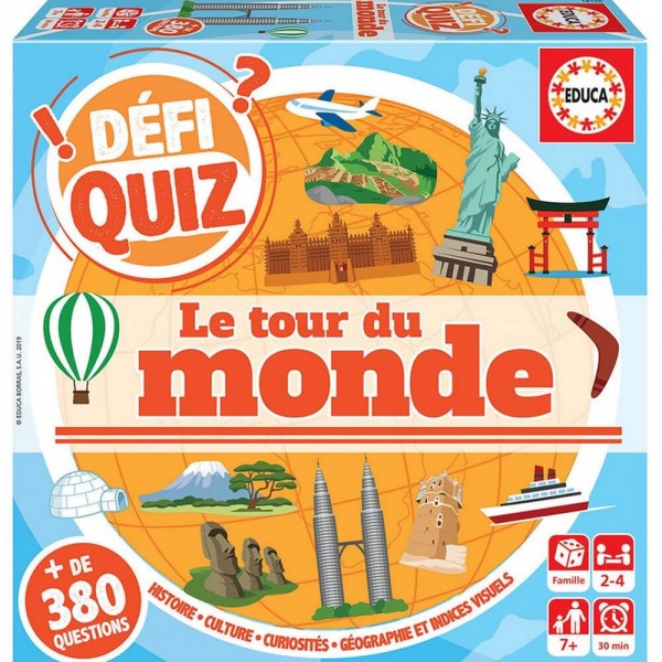 Defi Quiz - Le Tour Du Monde - Educa-18156