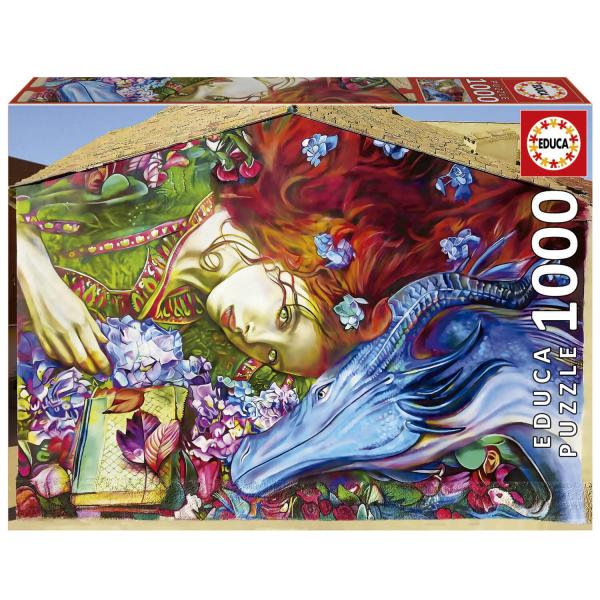 Puzzle 1000 pièces : Sant Jordi, Lily Brick  - Educa-19926