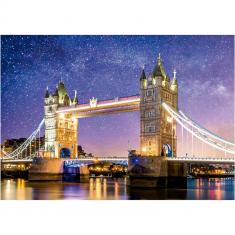 1000-teiliges Puzzle : Neon : Tower Bridge, London 