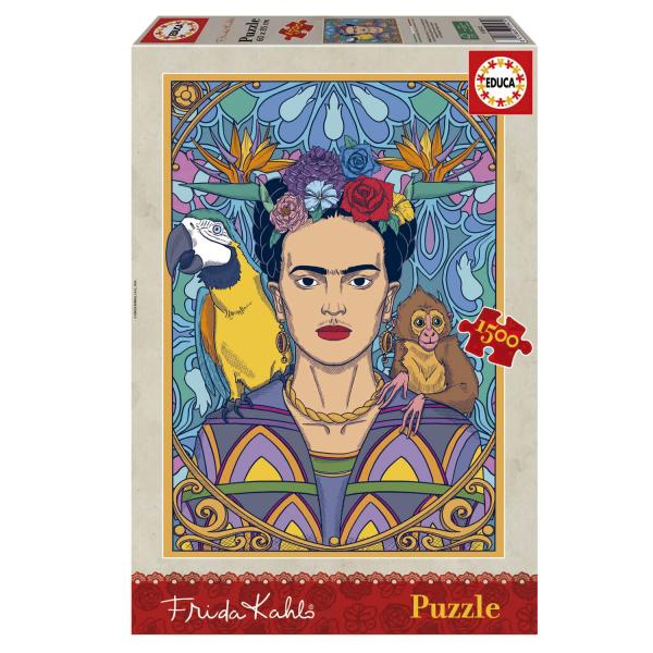 Puzzle 1500 pièces : Frida Kahlo  - Educa-19943