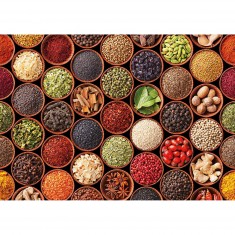 Puzzle 1500 pièces : Epices et condiments