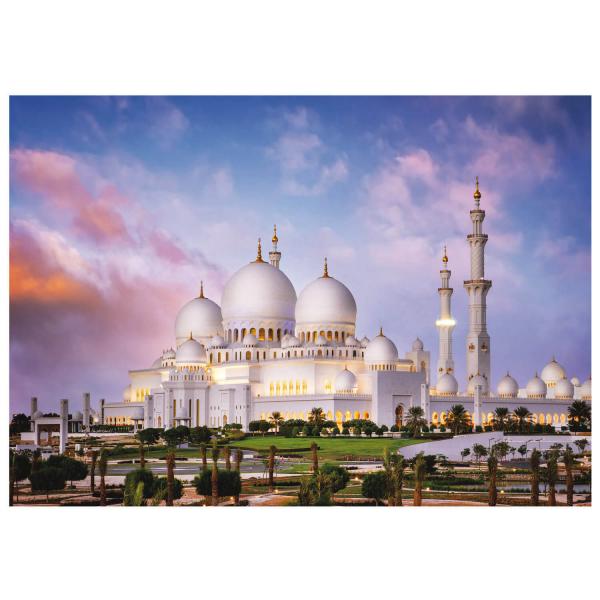 Puzzle 1000 pièces : Grande Mosquée Cheikh Zayed  - Educa-19644