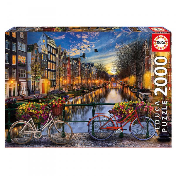 2000 Teile Puzzle: Amsterdam - Educa-17127