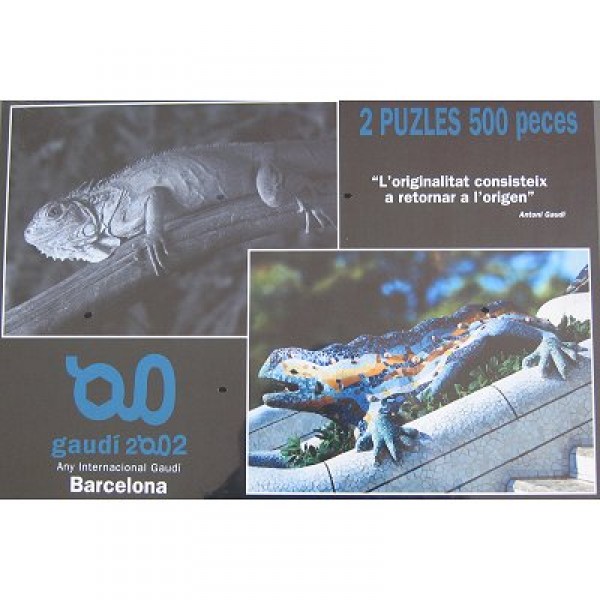 Puzzle 2 x 500 pièces - La salamandre - Educa-11902