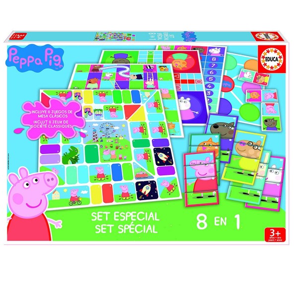 8 jeux en 1 Peppa Pig - Educa-16791