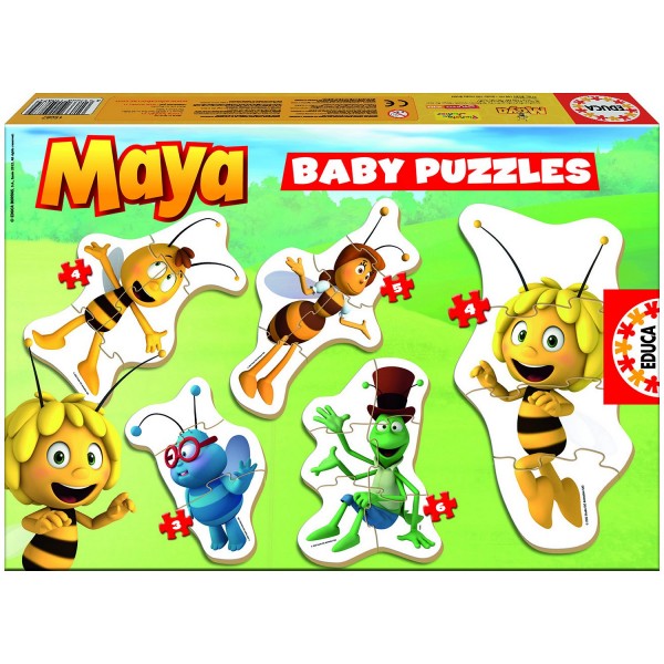 Baby puzzle - 5 puzzles : Maya l'abeille - Educa-15087