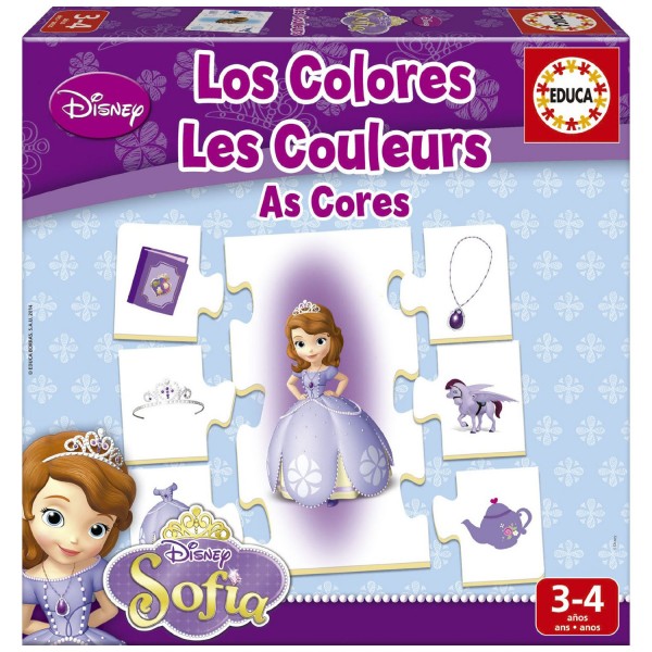 J'apprends les couleurs : Princesse Sofia - Educa-16231