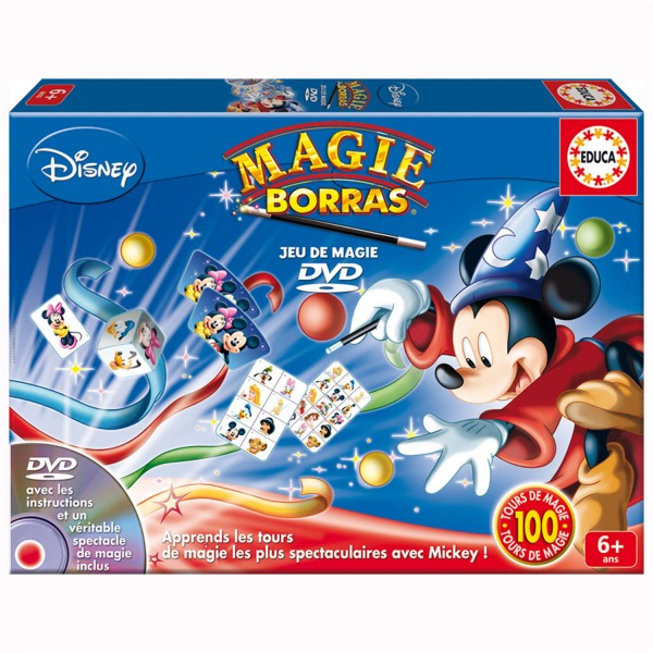 Jeu de magie Mickey 100 tours avec DVD - Educa-16060