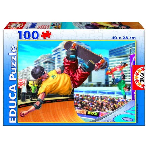 Puzzle 100 pièces - Skateboard - Educa-15267