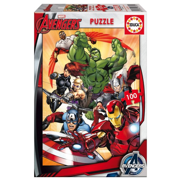 Puzzle 100 pièces : Avengers 2 - Educa-16330