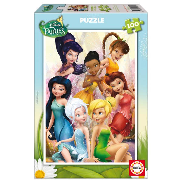 Puzzle 100 pièces : Disney Fairies - Educa-15934