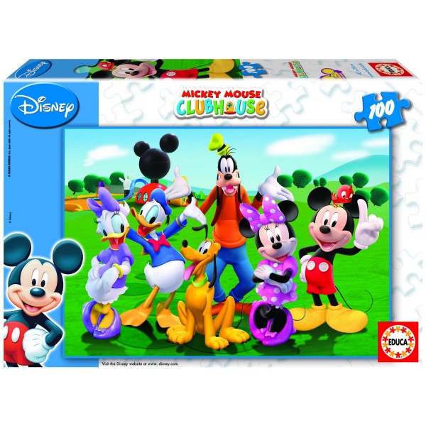 Puzzle 100 pièces - Mickey Mouse : Dans le jardin - Educa-14209